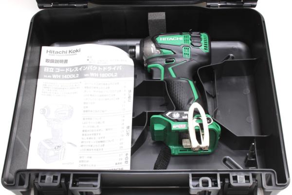 日立 セット インパクトドライバ (本体+電池+充電器+ケース) HITACHI 
