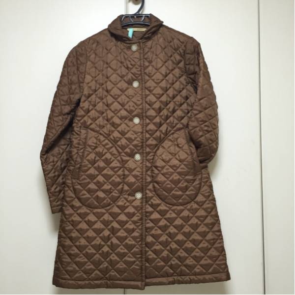 トラディショナルウェザーウェア キルティングコート34 ブラウン