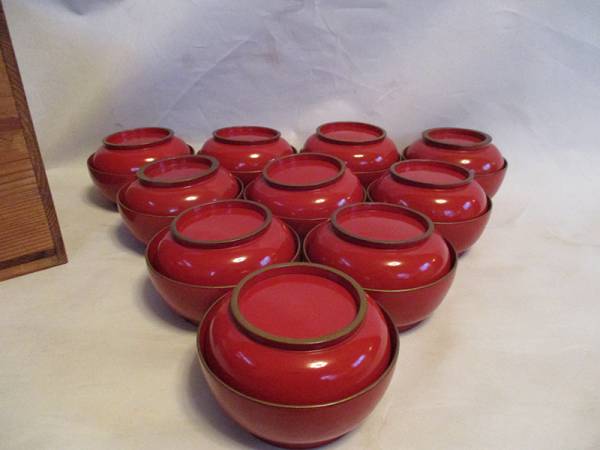 櫻】時代絵師 名品 絵替東海道五十三次極上蒔絵吸物椀蓋 五客 各椀在銘