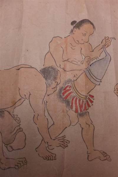 室町時代 江戸 絵巻物 男根陽物比べ 検鳥羽僧正鳥獣戯画春画の入札履歴