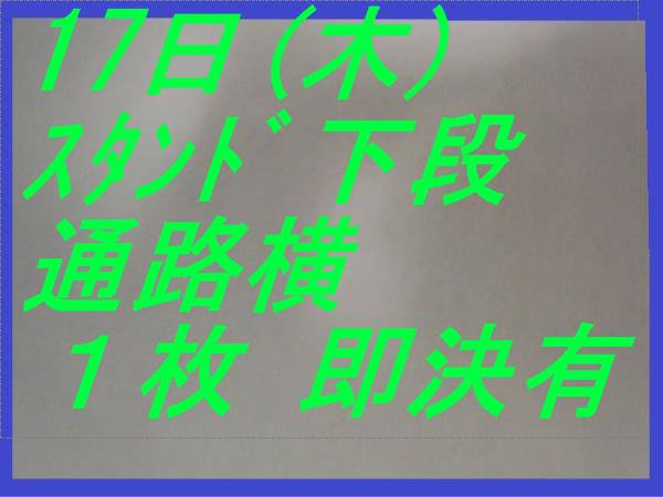 1枚 下段通路横 11/17 三代目 J Soul Brothers 京セラドーム大阪