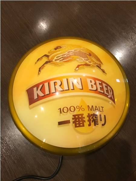 キリンビール 非売品 ノベルティグラス ストアディスプレイ キリン 