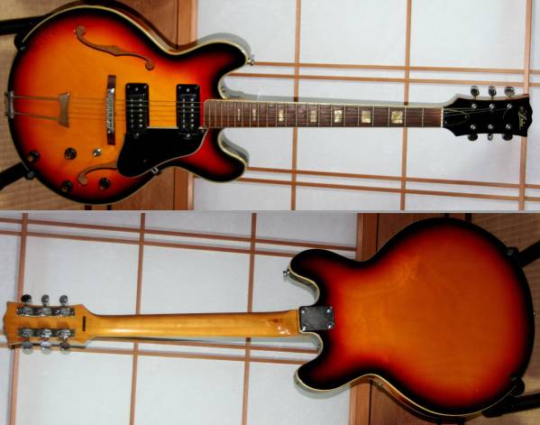 ARIA♪マツモク製ヴィンテージ・セミアコースティックギター♪