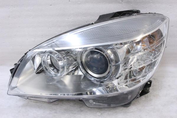 6Y-317★美品★前期★HID★ベンツ Cクラス W204★左ヘッドライト