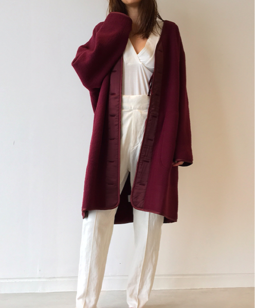 美品 今季jonnlynxジョンリンクスコートcoat in coat fumikaacne(M  