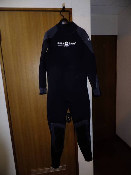アクアラング5mmウェットスーツ メンズLサイズ