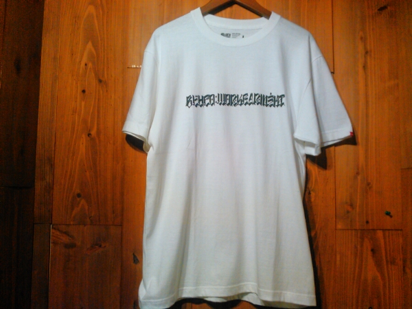 BLUCO ブルコのTシャツ、ホワイト/ブラック、サイズL 新品