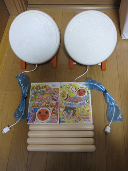 即決有　程度良　太鼓の達人　Wii　超ごうか版　タタコン2セット