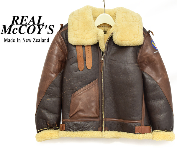 定価20万 リアルマッコイズ B-3 ムートンフライトJKT/大戦モデル