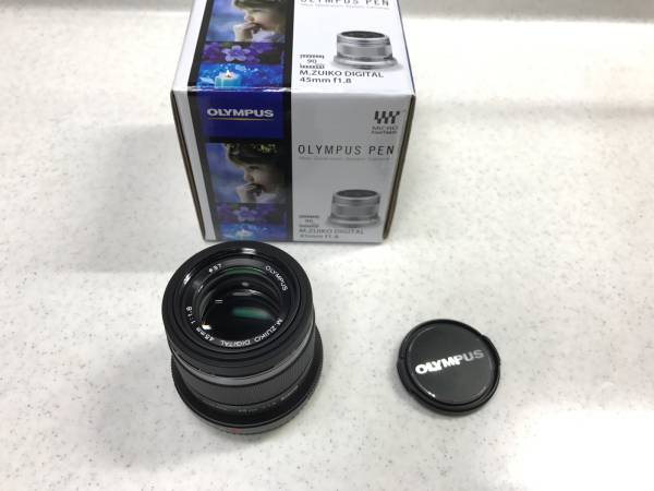 ★美品●OLYMPUS M.ZUIKO DIGITAL 45mm F1.8 ブラック