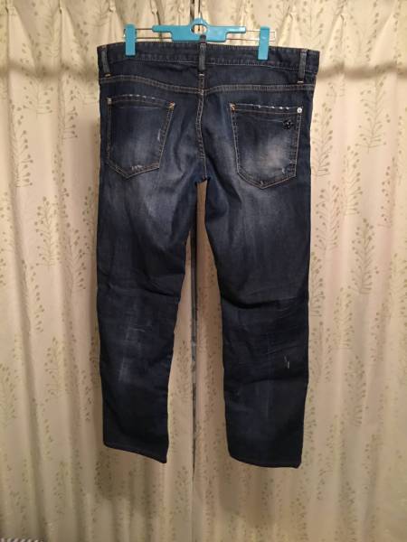 美品 DSQUARED 2 ディースクエアード デニム加工 52