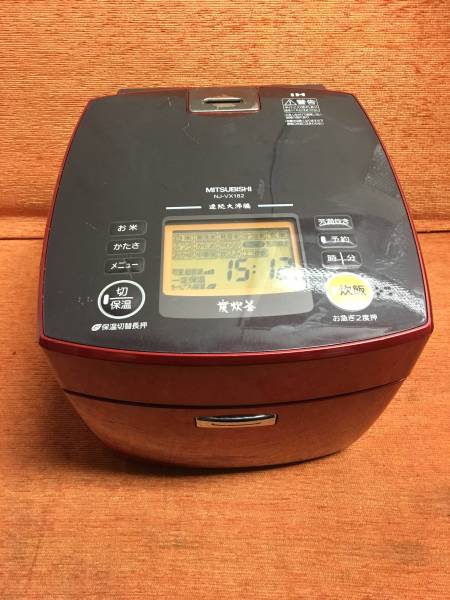 中古】三菱 IHジャー炊飯器 NJ-VX182-R 12年製 三菱電機 炭炊