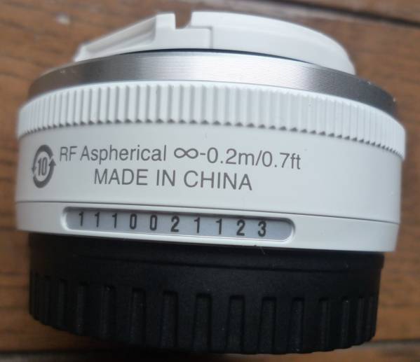極上品 Nikon 1 NIKKOR 10mm f2.8 (ホワイト) Nikonミラーレス用