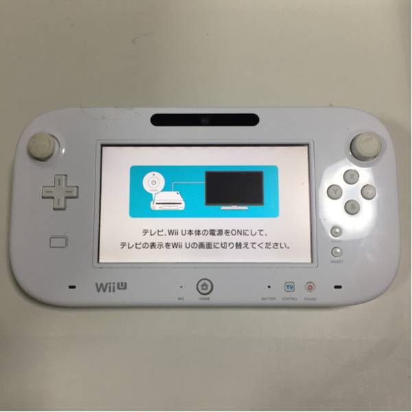 WiiU ゲームパッド ジャンク扱い ジャンクWii U用ゲームパッド