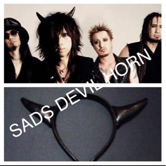 清春　黒夢　MARDIGRAS 詩集　SADS ネックレス　香水 完売☆SADS 限定 デビルホーン 角 サッズ 清春 黒夢 MaD DEVIL HORN