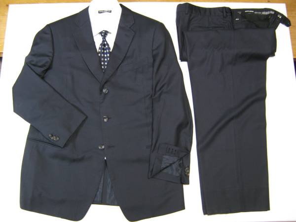 本物・1円★大注目 アルマーニ黒タグ54 FATTO A MANO 超美品