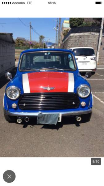 ミニクーパーブラックグリル