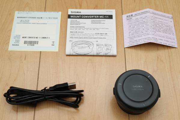 SIGMA マウントコンバーターMC-11 CANON EF-E 新品同様