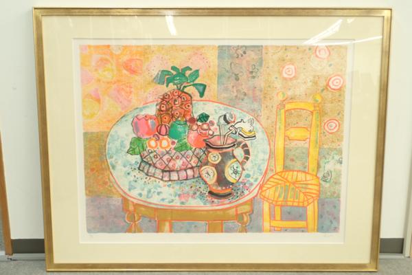 ポール・アイズピリ リトグラフ 食卓 84/225 絵画 管DIK11166JG Yahoo