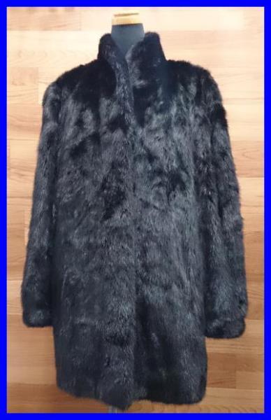 ☆毛皮 ミンク コート 13号 ブラック