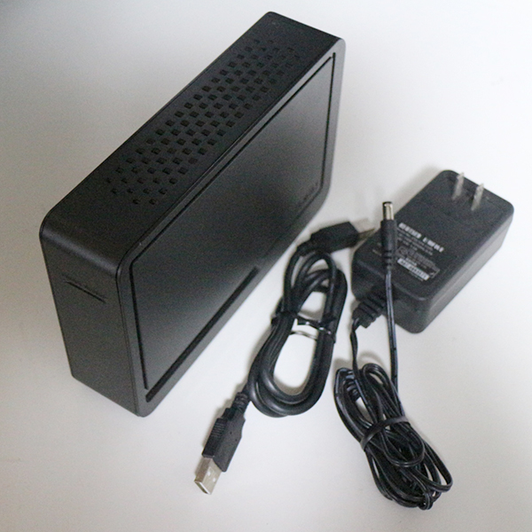 IODATA USB2.0 外付け HDD 1TB HDCR-U1.0EK 中古 動作OK