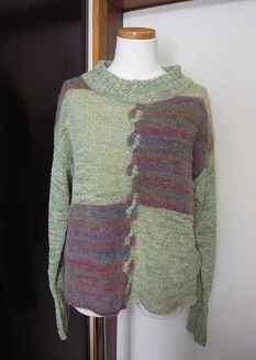 センソユニコ若草色の暖かセーター40号カタログ掲載新品