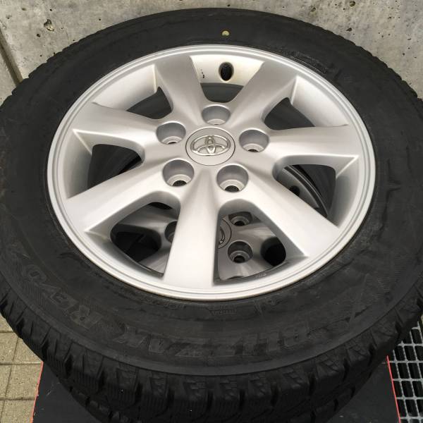 □バリ山 195/65R15 15×6J PCD114.3 5穴 スタッドレス4本セット