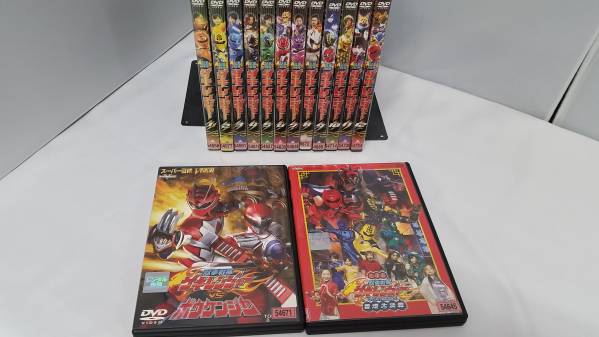 獣拳戦隊ゲキレンジャーDVD全12巻+おまけ2本セット(0388 【公式通販】