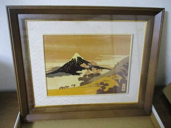 寄木細工 木象嵌細工 正秀　壁画 132