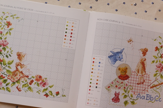 クロスステッチ図案集　Mon journal au point de croix_3