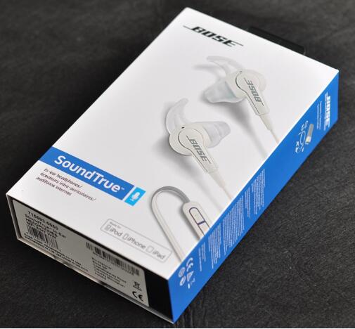 BOSE Soundtrue インイヤー イヤフォン リモコン・マイク付き白