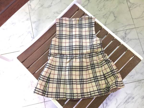 ☆美品！バーバリー ノバチェック柄のワンピース 冬物 80cm☆ BURBERRY