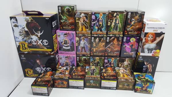 #61★ワンピース B賞 彩式エドワード・ニューゲート他25点★G41