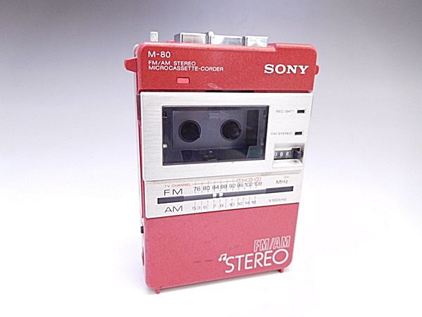 ソニー SONY FM/AM マイクロカセットコーダー M-80 2埼79