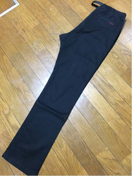 新品GRAMICCI ストレッチ ニュー ナローパンツMサイズ BK