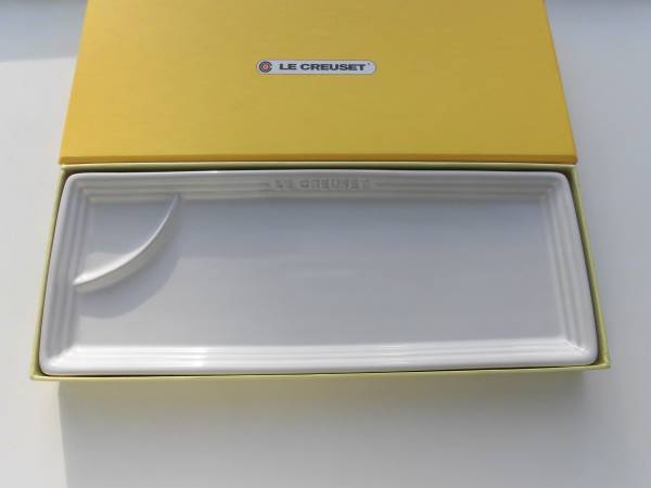 ルクルーゼ サカナプレート JAPONESQUE　ホワイト