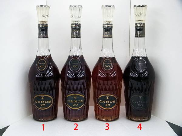 【古酒】CAMUS/カミュ XO ロングネック 4本セット☆