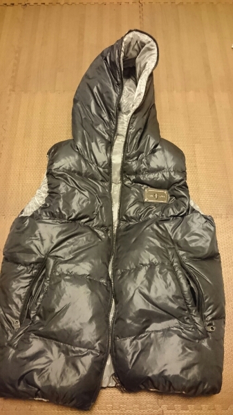 マークアンドロナ mark&lona ダウンベスト M リバーシブル美品