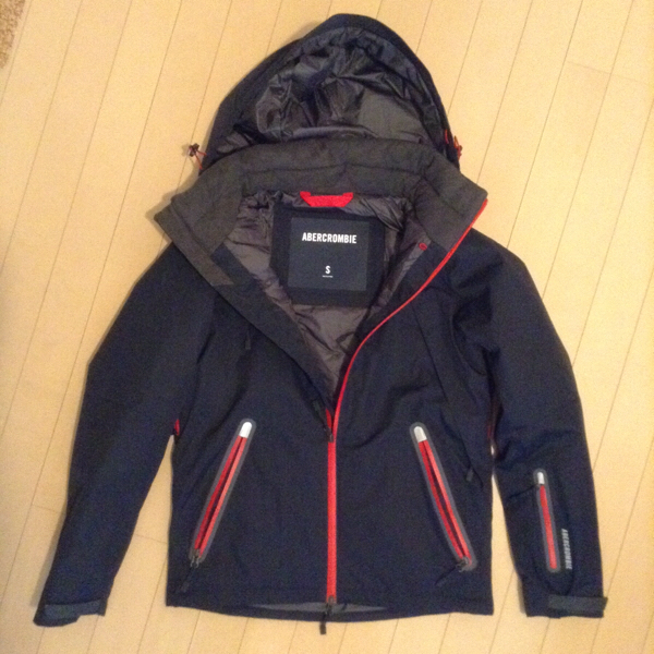 美品！AbercrombieアバクロンビーA&F フードジャケットUS＝S