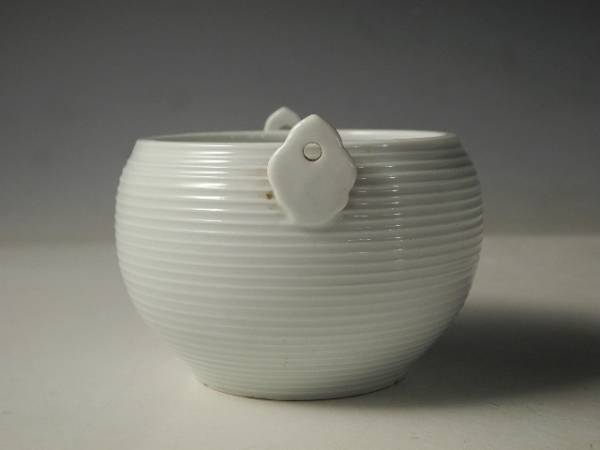 @　送料無料　李朝青磁鉢 箱付 時代物　茶道具 李朝 時代 白磁 鉢 卸玄尚古茶碗 煎茶道具 | 古美術 塗箱 -
