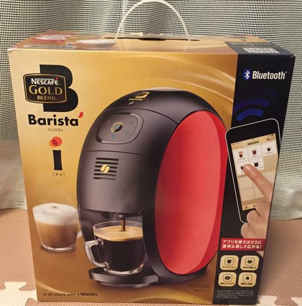 ネスカフェ　バリスタアイ　レッド　新品未使用_1