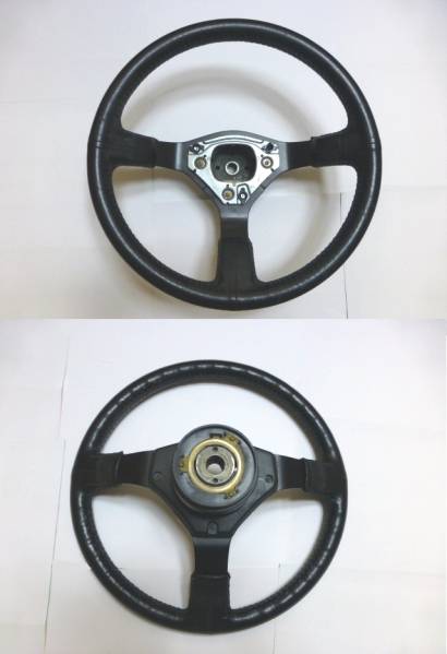 AW11 前期　純正ステアリング　割ときれい　AE86にも使用可