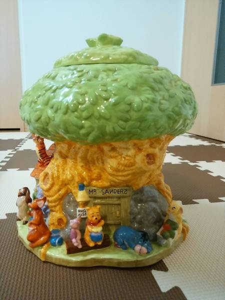 プーさん　ディズニー　置物　容れ物　壺