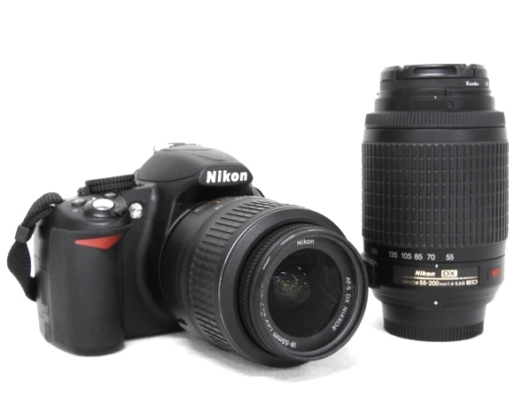 ジャンク Nikon D3100 ダブル カメラ レンズ キット F2195121