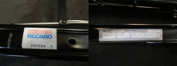 ■⑦JA12V　ジムニー■レカロ　運転席シートレール