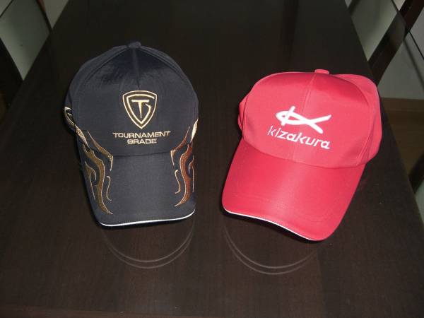 釣研★キザクラカップ２０１５★帽子★ＵＳＥＤ品