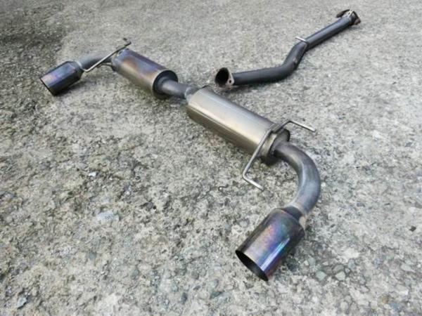 売切】SE3P RX-8 TRUST トラスト フルチタン 左右出しマフラー 名
