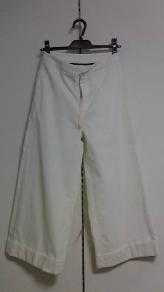 DES　PRES購入　ギャルリーヴィー　ワイドパンツ白　15AW 　