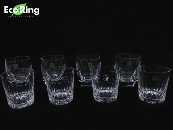 ●1円 HOYA ホヤ クリスタル ロック グラス 計8点セット HE781