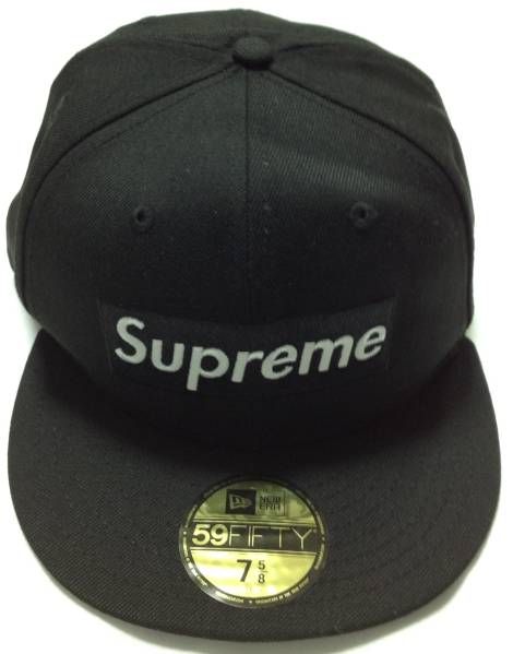 Supreme New Era Box Logo RIP R.I.P 黒 7 5/8 north キムタク